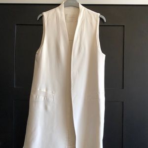 Massimo Dutti off-white vest